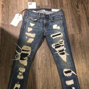 Rag & Bone Size 27 Dre Ripped Jeans